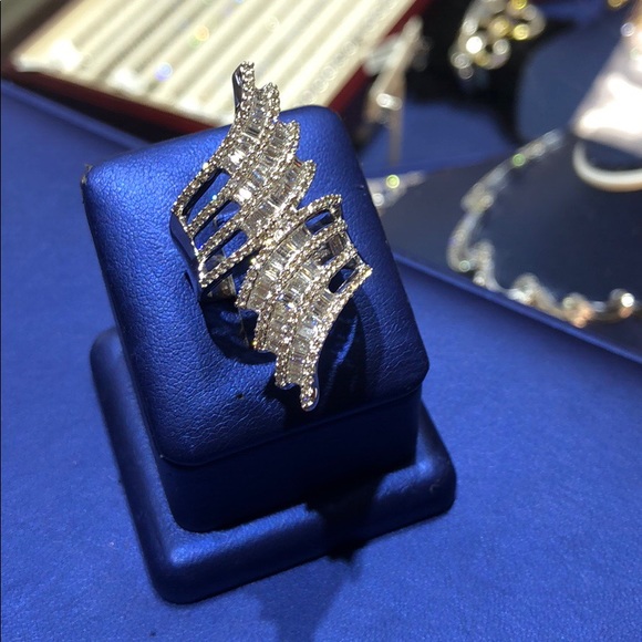 🛑Sold🛑Gorgeous 14k White Gold,3.04ct DiamondRing - Picture 3 of 8